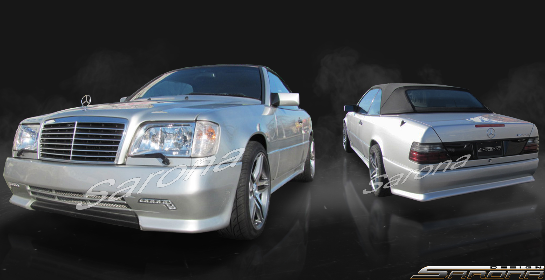 Custom Mercedes E Class  Coupe & Convertible Body Kit (1984 - 1995) - $1590.00 (Part #MB-184-KT)